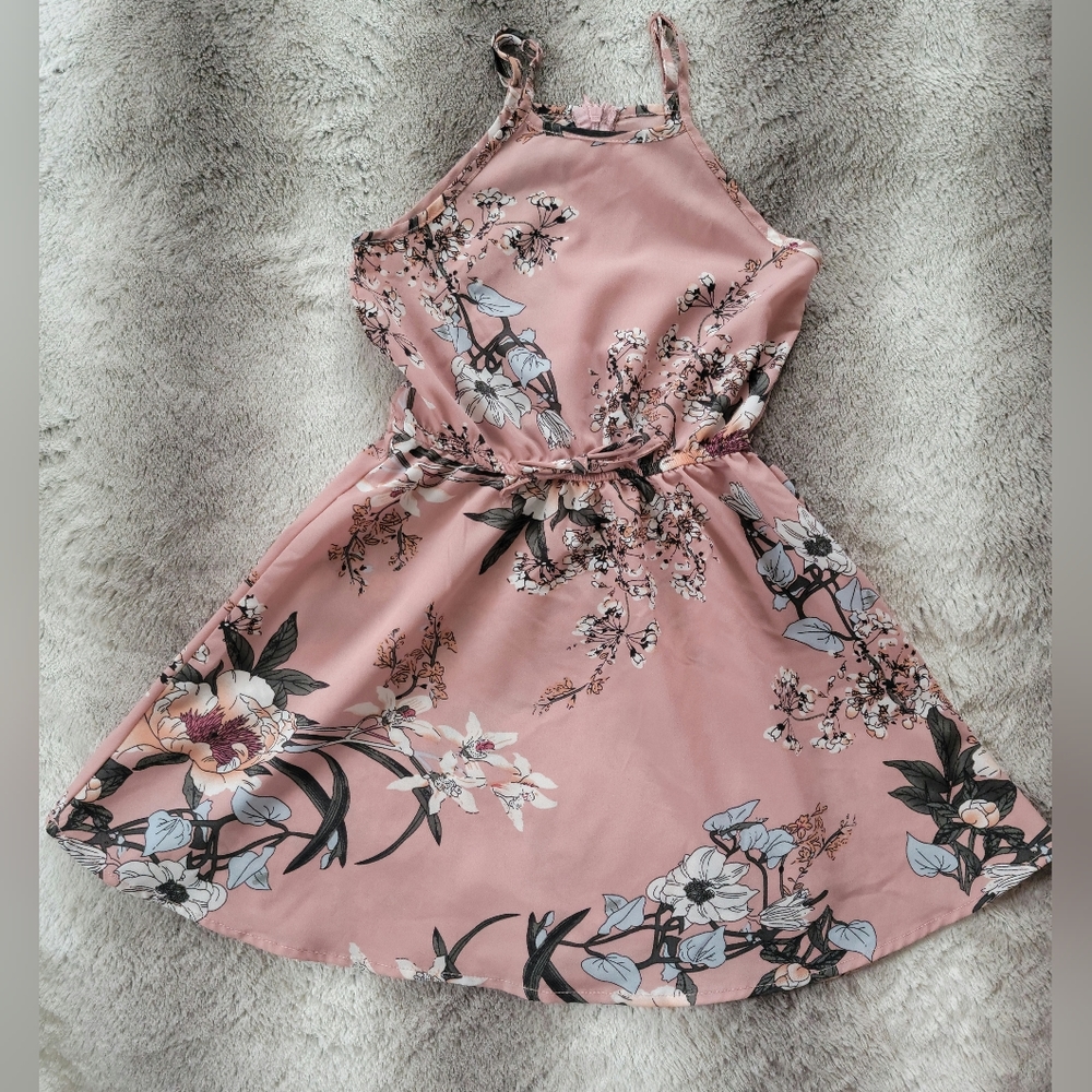 NWOT Girls Floral Print Cami Dress - Size 7Y